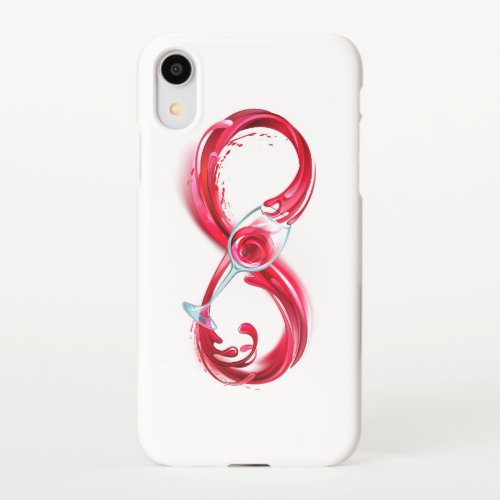 Infinity with Red Wine iPhone XR Case
