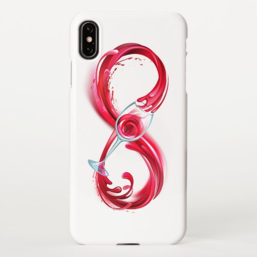 Infinity with Red Wine iPhone XS Max Case