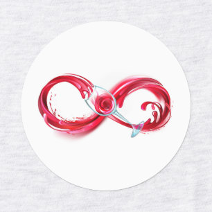 Infinity with Red Wine Kids' Labels