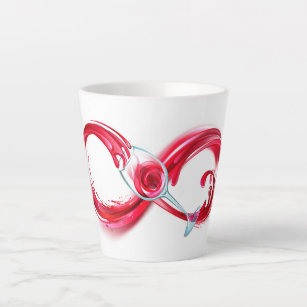 Infinity with Red Wine Latte Mug