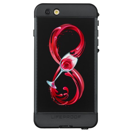 Infinity with Red Wine LifeProof NÜÜD iPhone 6s Plus Case