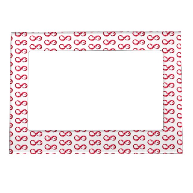 Infinity with Red Wine Magnetic Frame (Front)