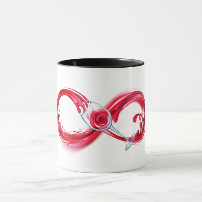 Infinity with Red Wine Mug (Center)