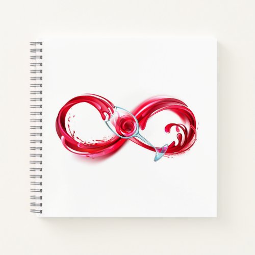 Infinity with Red Wine Notebook