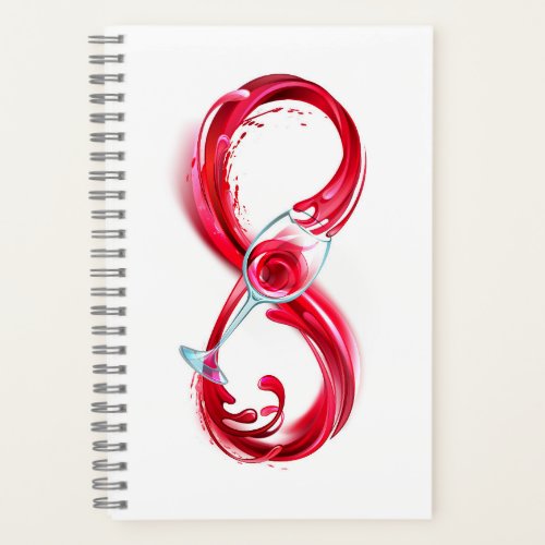 Infinity with Red Wine Notebook