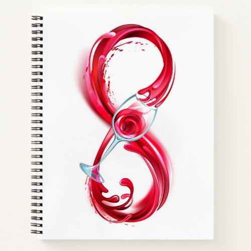 Infinity with Red Wine Notebook