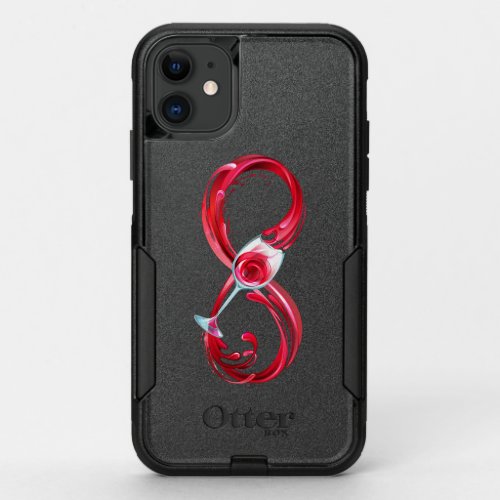 Infinity with Red Wine OtterBox Commuter iPhone 11 Case