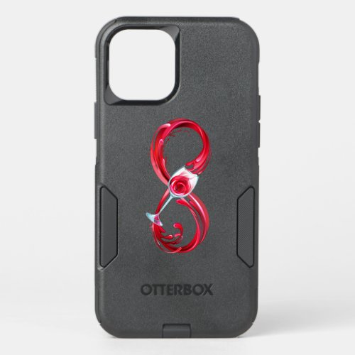 Infinity with Red Wine OtterBox Commuter iPhone 12 Pro Case