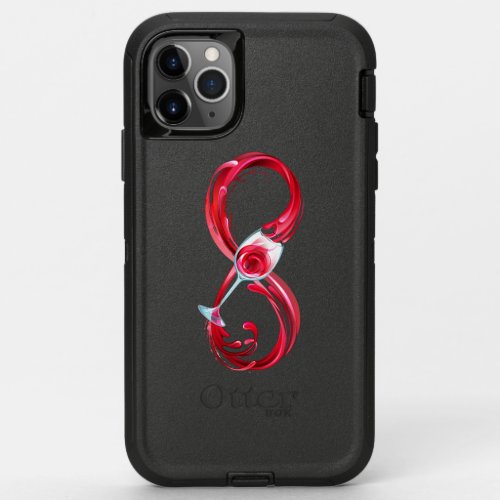 Infinity with Red Wine OtterBox Defender iPhone 11 Pro Max Case