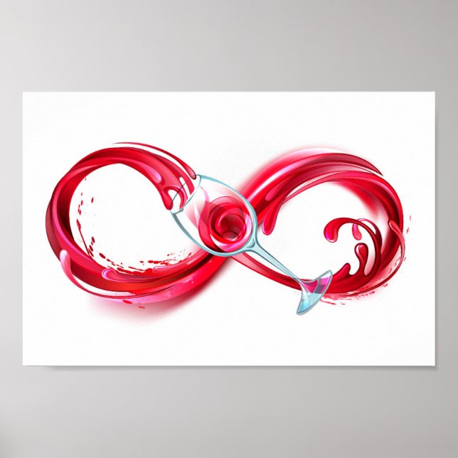 Infinity with Red Wine Poster (Front)