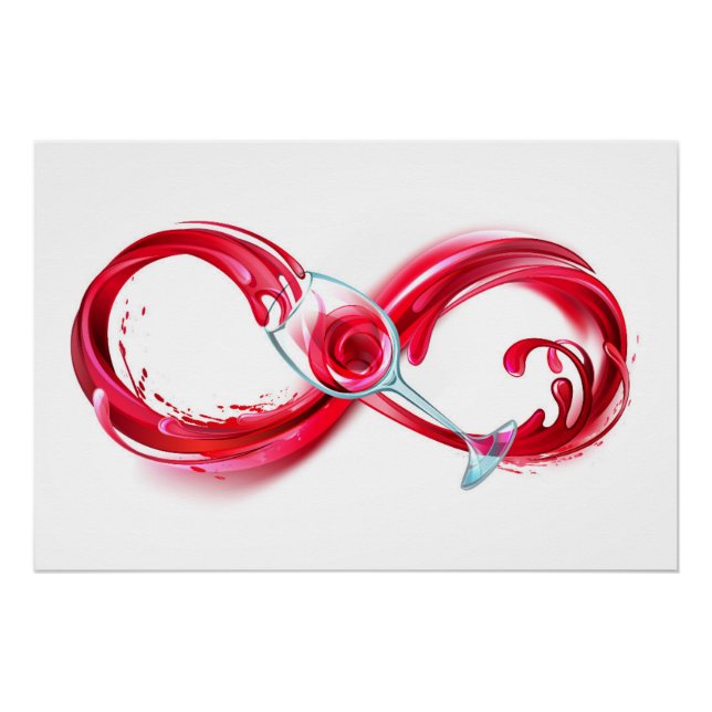 Infinity with Red Wine Poster (Front)