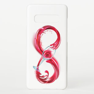Infinity with Red Wine Samsung Galaxy S10+ Case