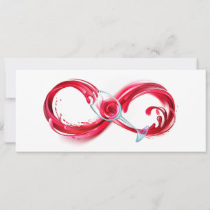 Infinity with Red Wine Save The Date