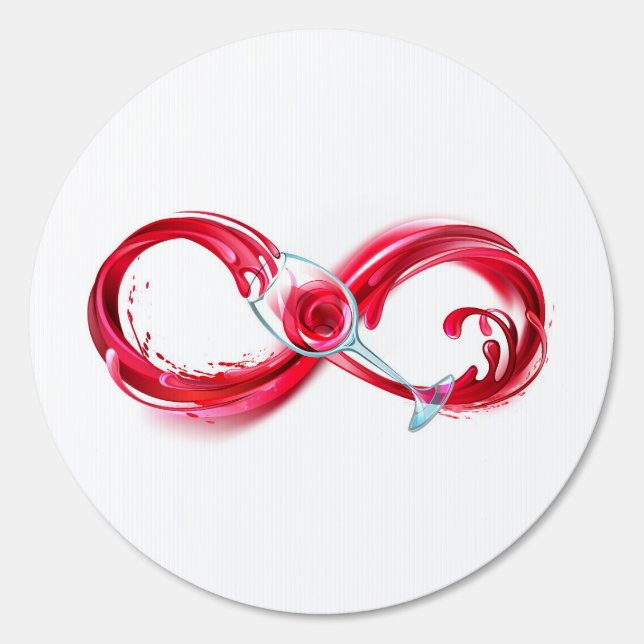 Infinity with Red Wine Sign (Front)