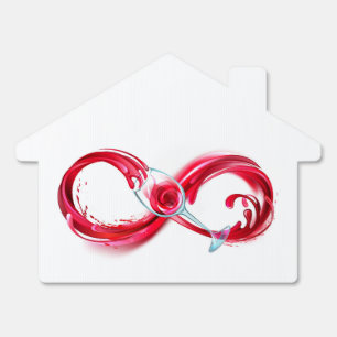 Infinity with Red Wine Sign