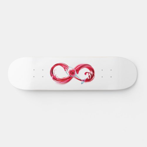 Infinity with Red Wine Skateboard