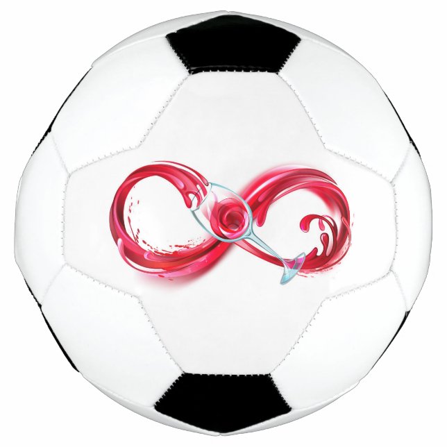 Infinity with Red Wine Soccer Ball (Front)