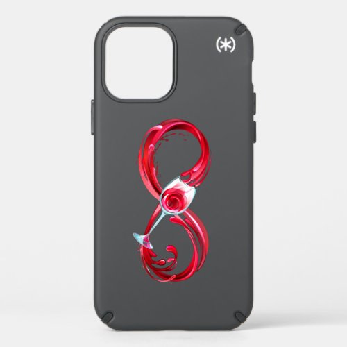 Infinity with Red Wine Speck iPhone 12 Case