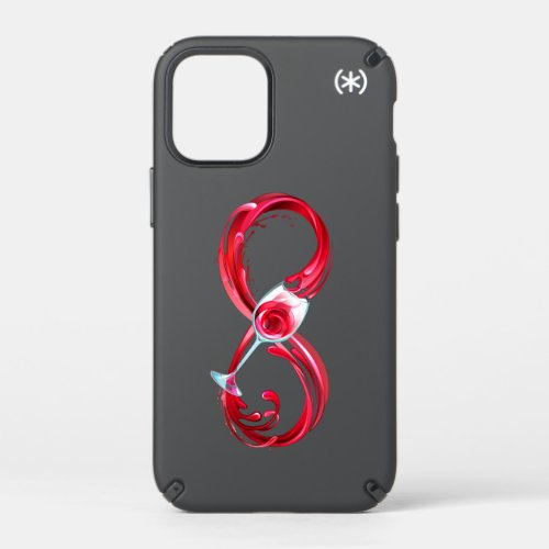 Infinity with Red Wine Speck iPhone 12 Mini Case