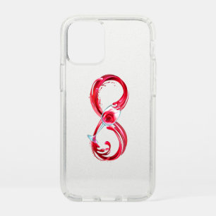 Infinity with Red Wine Speck iPhone 12 Mini Case