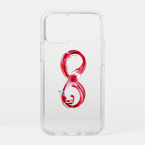 Infinity with Red Wine Speck iPhone 12 Mini Case