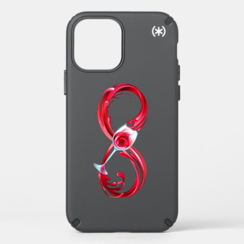 Infinity with Red Wine Speck iPhone 12 Pro Case