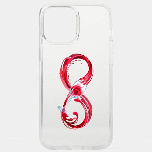 Infinity with Red Wine Speck iPhone 12 Pro Max Case