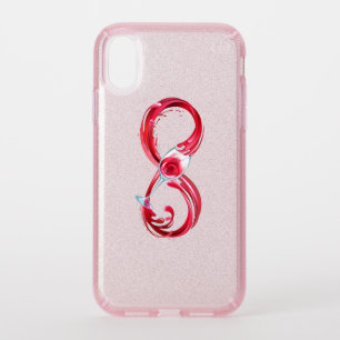 Infinity with Red Wine Speck iPhone XR Case