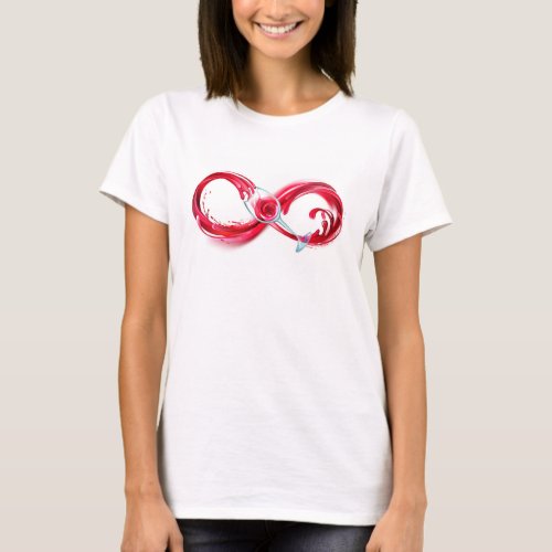 Infinity with Red Wine T_Shirt