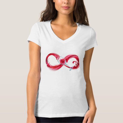 Infinity with Red Wine T_Shirt