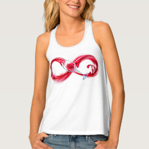 Infinity with Red Wine Tank Top