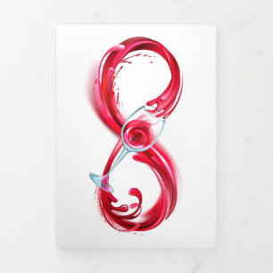 Infinity with Red Wine Tri-Fold Program