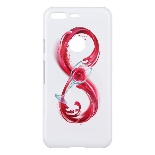 Infinity with Red Wine Uncommon Google Pixel Case (Back)