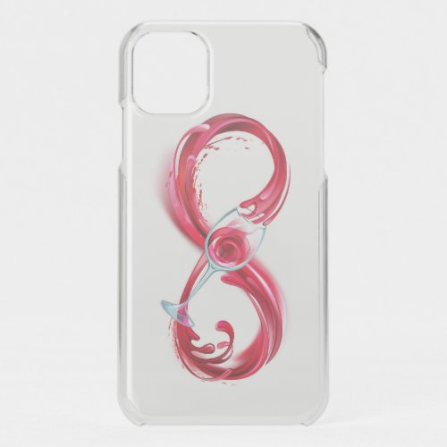 Infinity with Red Wine iPhone 11 Case