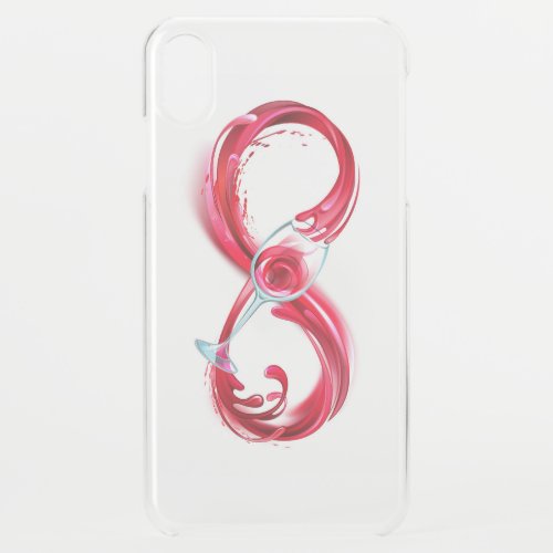 Infinity with Red Wine iPhone XS Max Case