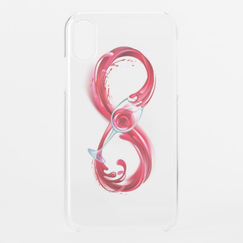 Infinity with Red Wine iPhone XR Case