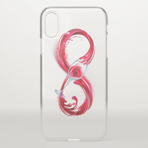 Infinity with Red Wine iPhone XS Case