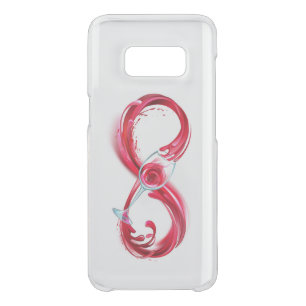 Infinity with Red Wine Uncommon Samsung Galaxy S8 Case