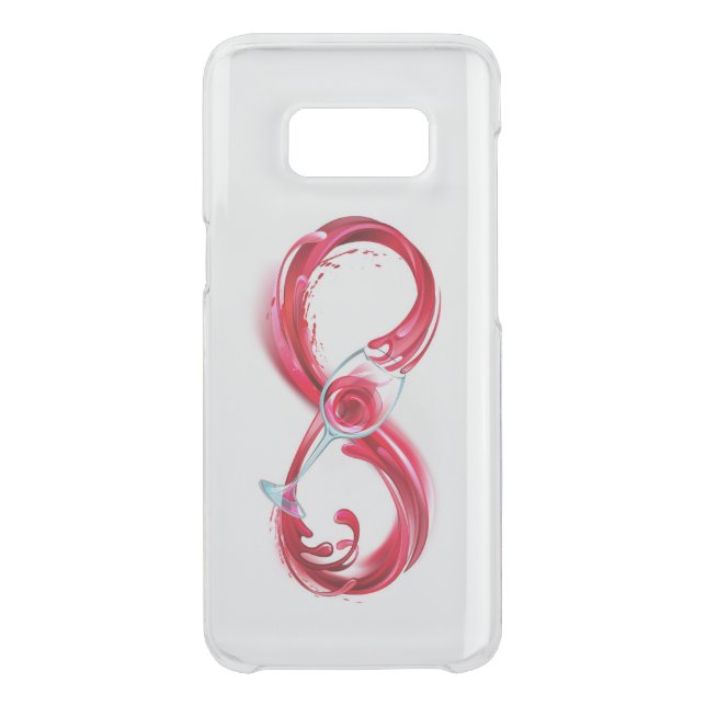 Infinity with Red Wine Uncommon Samsung Galaxy Case (Back)