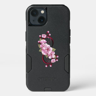Infinity with Sakura Blossom Flowers iPhone 13 Case