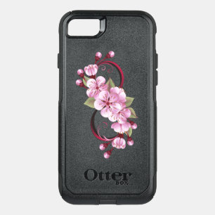 Infinity with Sakura Blossom Flowers OtterBox Commuter iPhone SE/8/7 Case