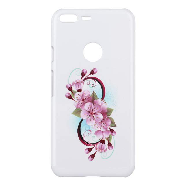 Infinity with Sakura Blossom Flowers Uncommon Google Pixel XL Case (Back)