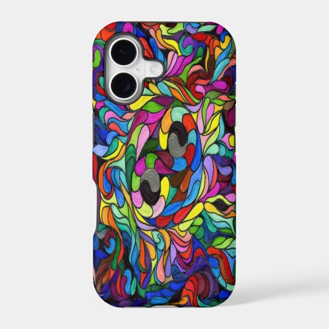 Infinity Yin Yang Chaos Iphone Case (Back)