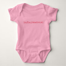 infintesimally tiny baby romper - pink