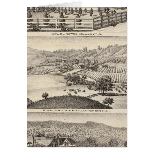 Infirmary, residences cards (Front)