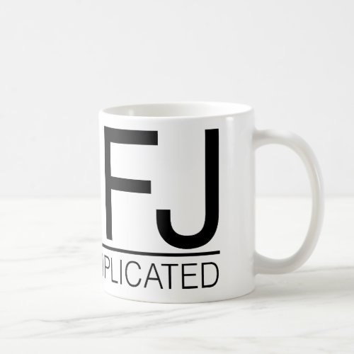 INFJ Life is complicated Coffee Mug