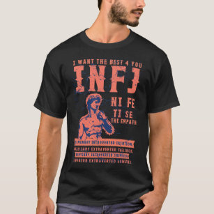 INFJ personality type gifts for Christmas, hey Typ T-Shirt