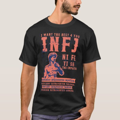 INFJ personality type gifts for Christmas hey Typ T_Shirt