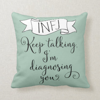 INFJ the Counselor Throw Pillow