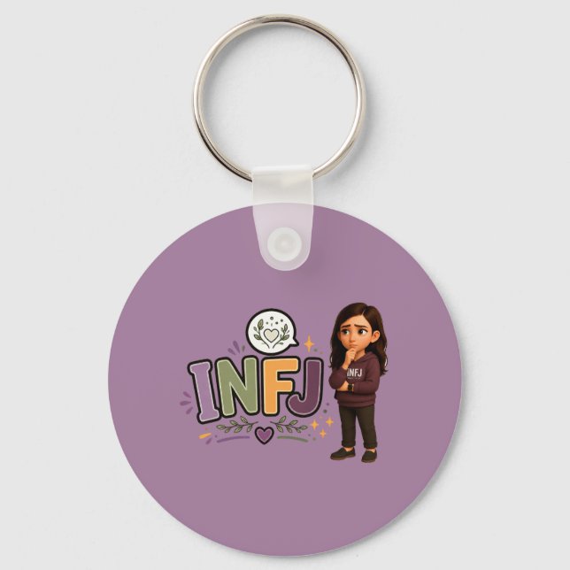 INFJ — The Guardian of Ideas Keychain (Front)